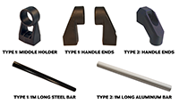 Type 1 & 2 Machine Handle Component Parts